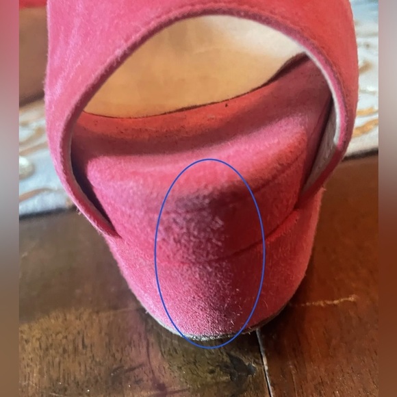 Brian Atwood size 8 platform stiletto heel pumps with peep toe. - Picture 8 of 12